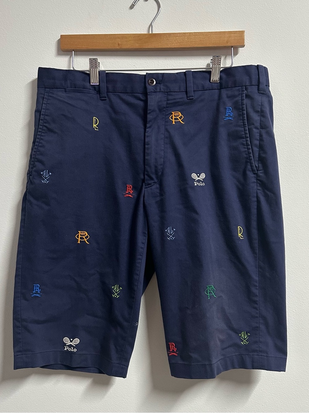 Polo Ralph Lauren Golf Shorts Embroidered Navy size 33